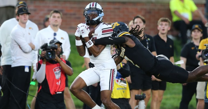 south carolina gamecocks wr vandrevius jacobs