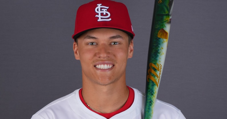 St. Louis Cardinals infielder JJ Wetherholt (