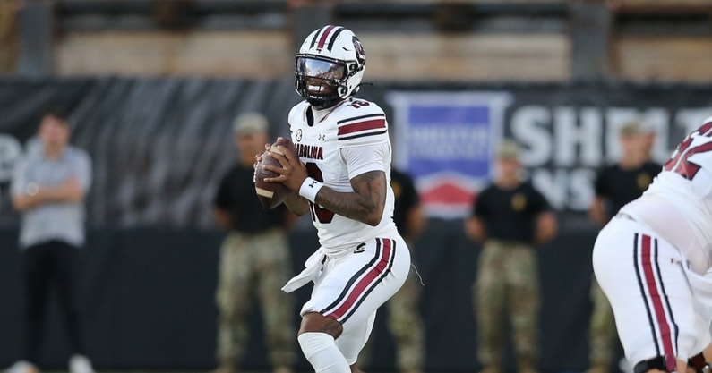 South Carolina quarterback LaNorris Sellers. Photo by: CJ Driggers | GamecockCentral