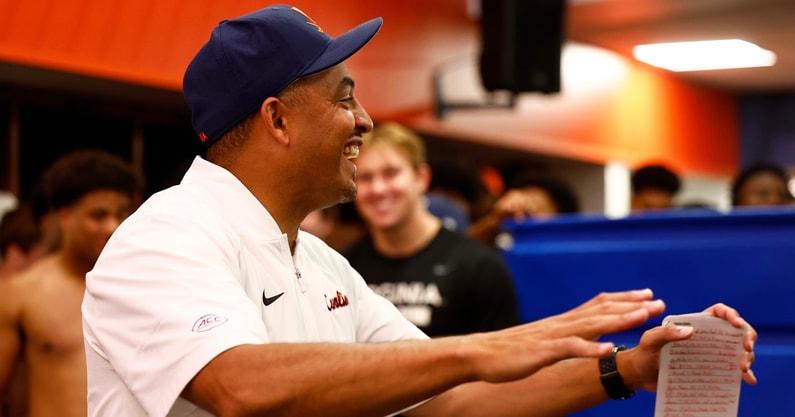 UVa coach Tony Elliott