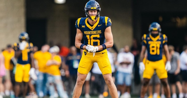 West Virginia wide receiver Jeff Weimer