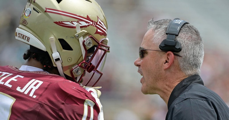 FSU coach Mike Norvell