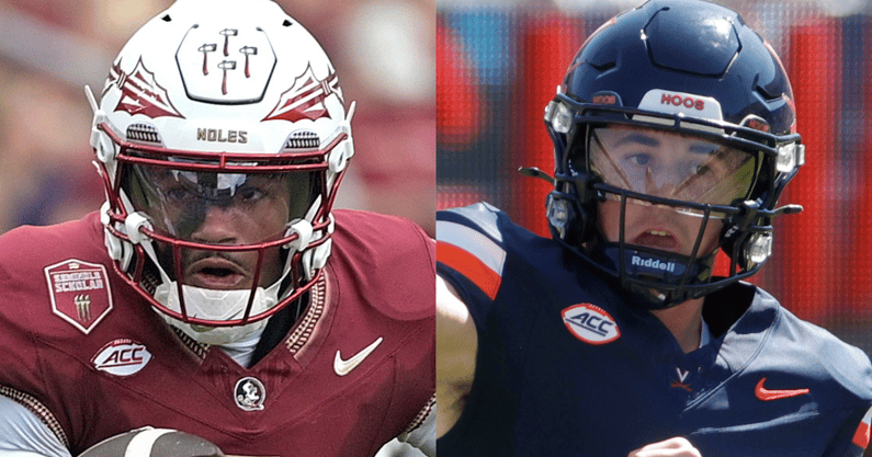 Florida State QB Thomas Castellanos, Virginia QB Chandler Morris