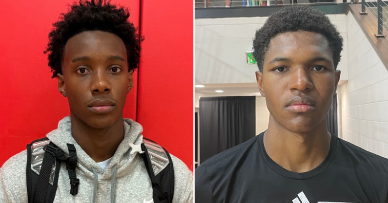 Photos of Christian Collins (left) and Cam Williams via On3, KSR