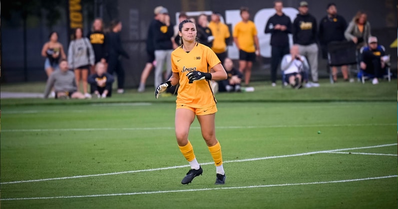 The Hawkeyes fell to the Badgers on Thursday night in Madison. (Photo by Dennis Scheidt)