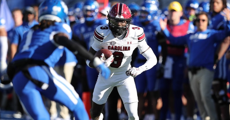 South Carolina WR Mazeo Bennett against Kentucky in 2024 (Photo: CJ Driggers | GamecockCentral.com)