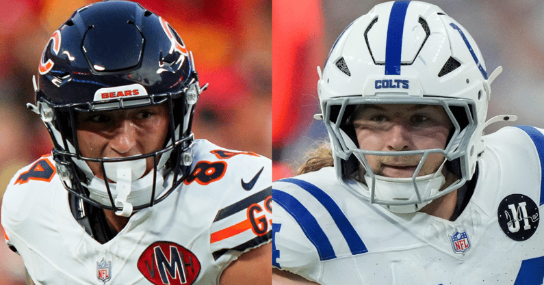 Bears TE Colston Loveland, Colts TE Tyler Warren