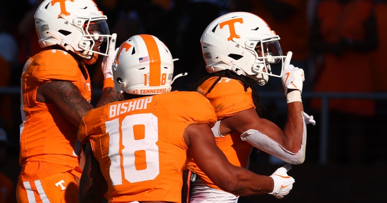 Chris Brazzell, DeSean bishop. Credit: UT Athletics