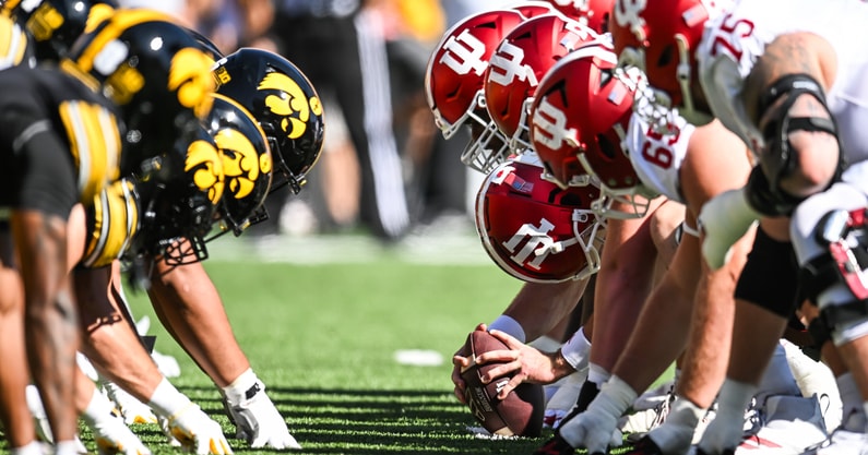 NCAA Football: Indiana at Iowa