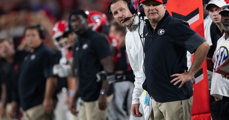 Kirby Smart and Glenn Schumann