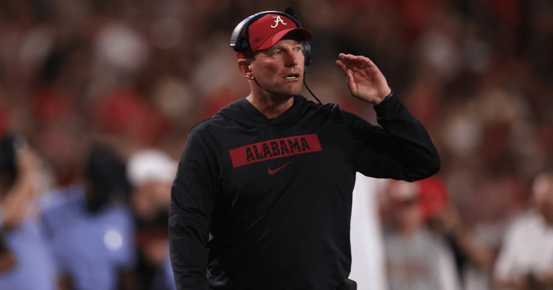 Alabama coach Kalen DeBoer