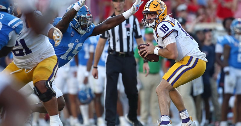 NCAA Football: Louisiana State at Mississippi