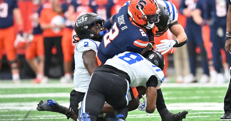 Duke defense against Syracuse