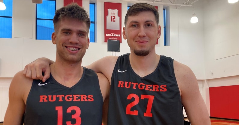 Rutgers basketball Harun Zrno and Denis Badala