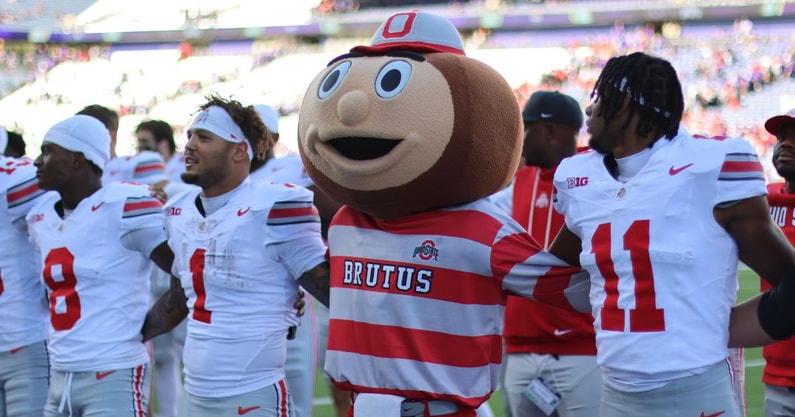 Brutus Buckeye by Birm -- Lettermen Row --