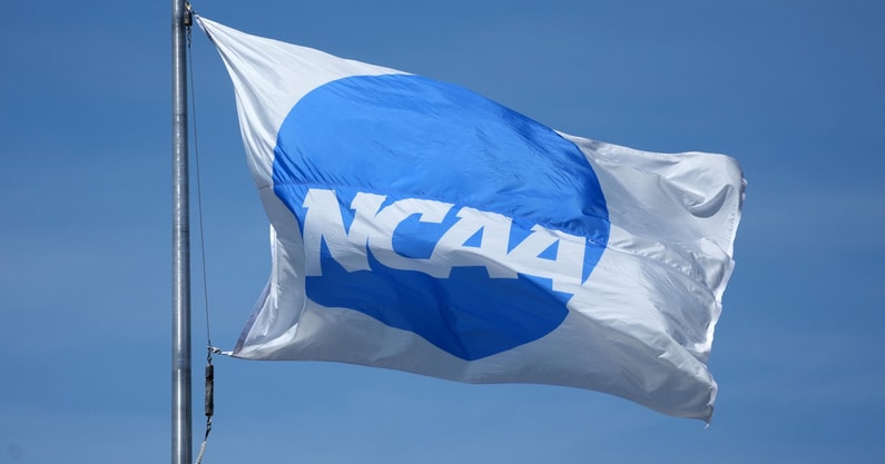 NCAA logo flag