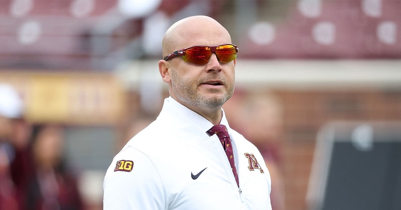 PJ Fleck by Matt Krohn-Imagn Images