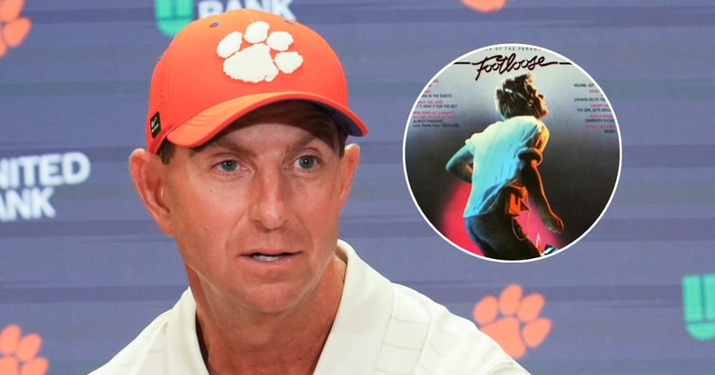 Dabo-Swinney-listening-to-Footloose-not-negativity-amid-1-3-start
