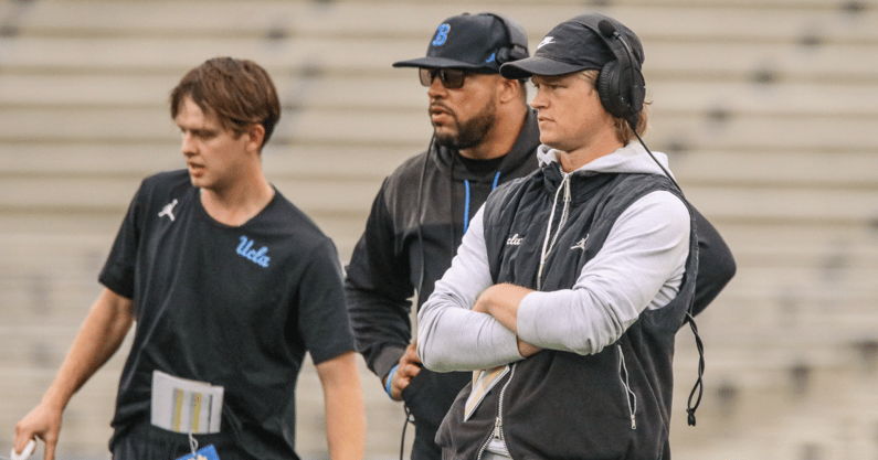 UCLA tight ends coach Jerry Neuheisel