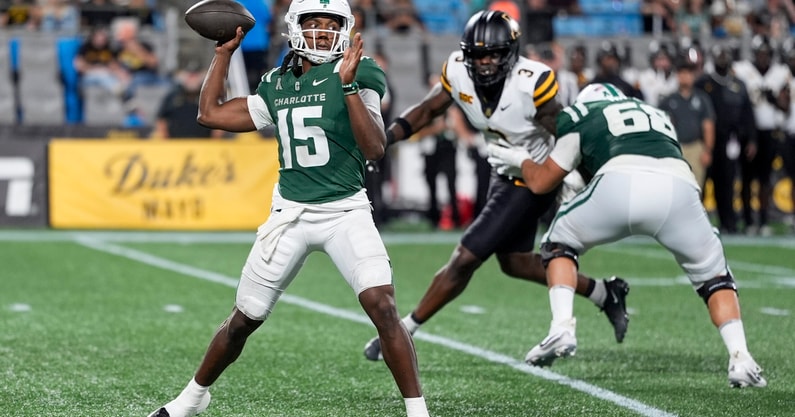 NCAA Football: Appalachian State at Charlotte