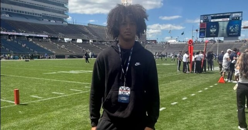 2027 ATH Kaeden Drenning on his UConn visit