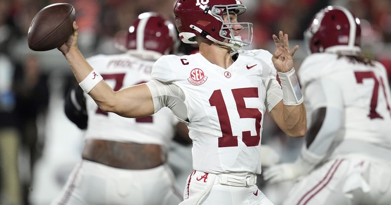 NCAA Football: Alabama at Georgia