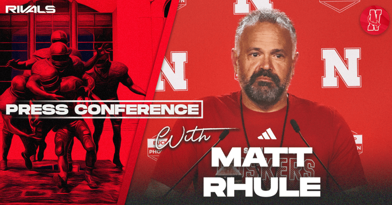Nebraska football coach Matt Rhule