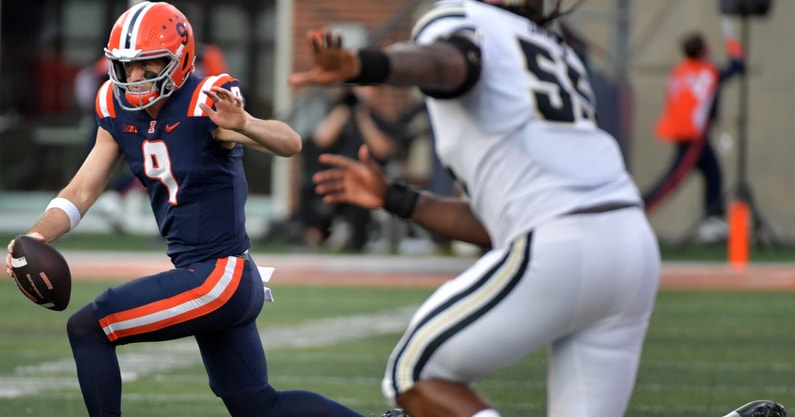 NCAA Football: Purdue at Illinois