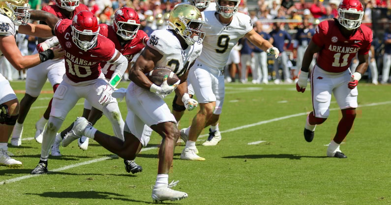 Notre Dame RB Jadarian Price Arkansas