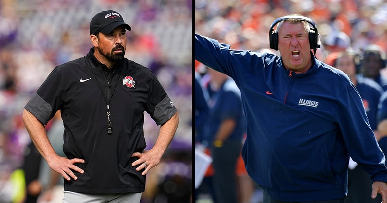 Ohio State Illinois odds bet spread
