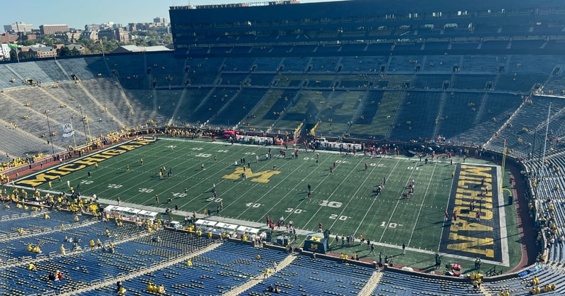 Michigan Stadium The Big House press box
