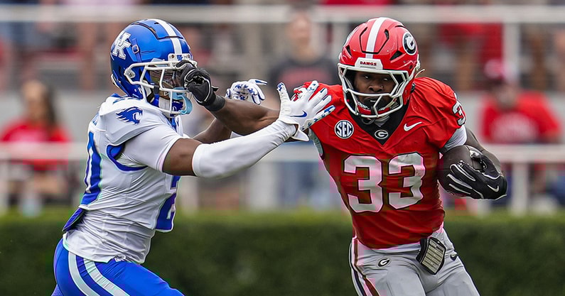 NCAA Football: Kentucky at Georgia
