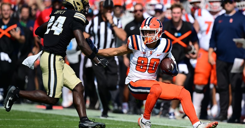 NCAA Football: Illinois at Purdue