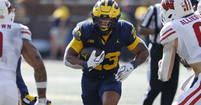 NCAA Football: Wisconsin at Michigan