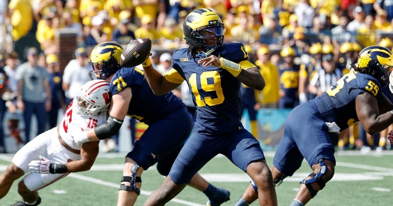 NCAA Football: Wisconsin at Michigan