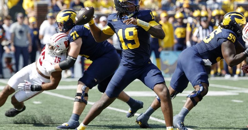 NCAA Football: Wisconsin at Michigan