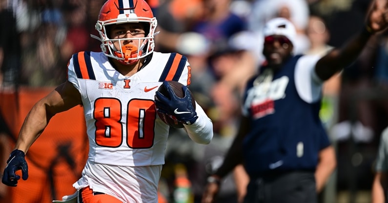 NCAA Football: Illinois at Purdue