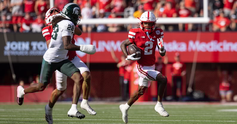 NCAA Football: Michigan State at Nebraska