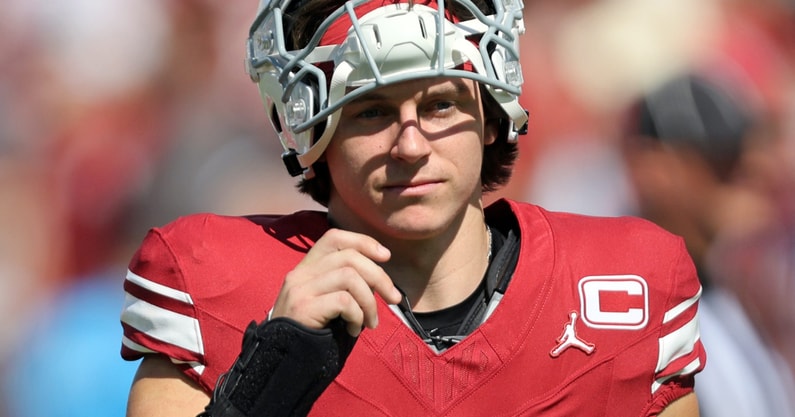 John-Mateer-injury-update-Brent-Venables-assuming-QB-wont-be-available-for-Red-River-Rivalry-vs-Texas