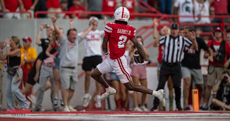 Jacory Barney Nebraska football