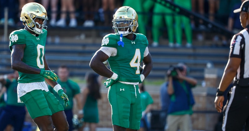 Notre Dame RB Jeremiyah Love Boise State