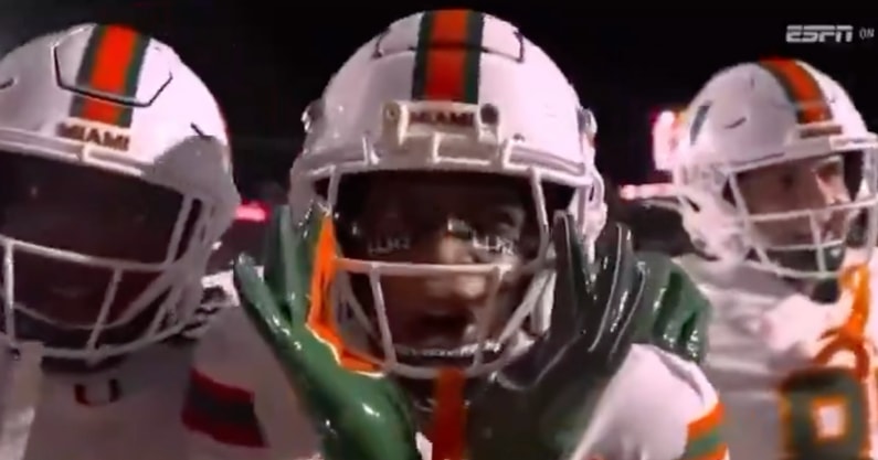 CJ-Daniels-trolls-Florida-State-by-yelling-warchant-into-camera-after-TD-vs-Miami