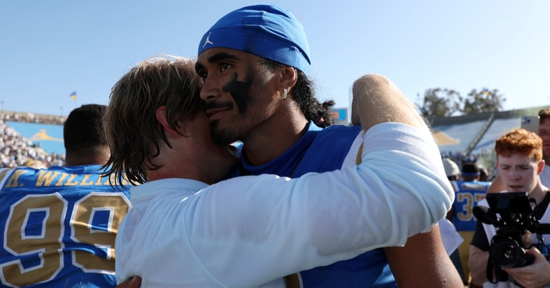 UCLA QB Nico Iamaleava, OC Jerry Neuheisel