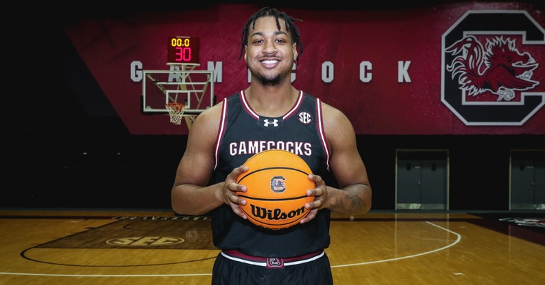 South Carolina basketball junior transfer forward Elijah Strong. Photo by: Katie Dugan | GamecockCentral
