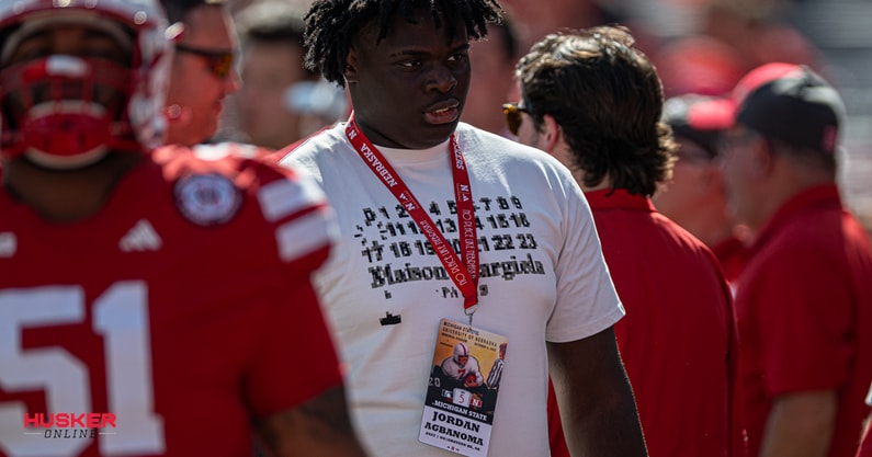 2027 OT Jordan Agbanoma at Nebraska