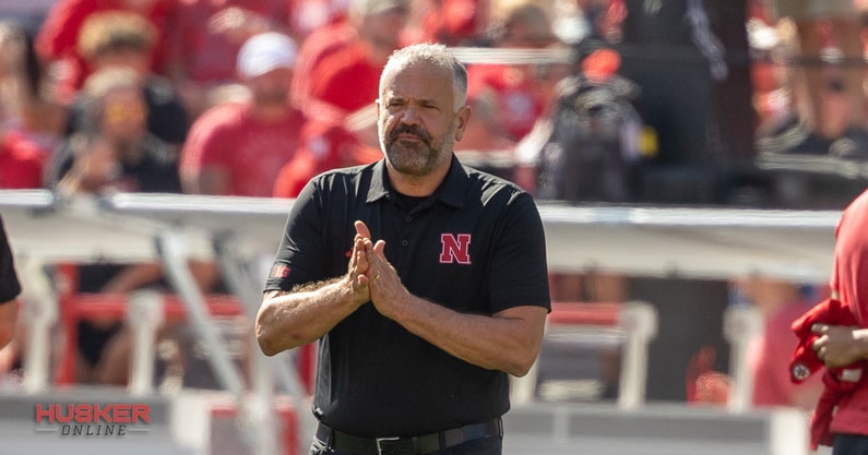 Nebraska head coach Matt Rhule