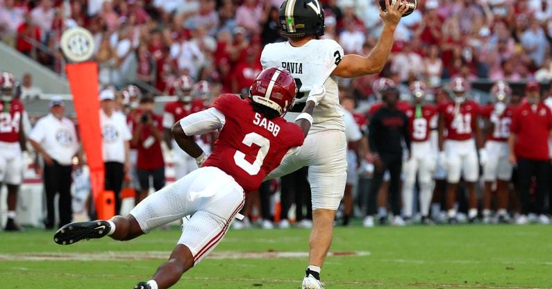 NCAA Football: Vanderbilt at Alabama