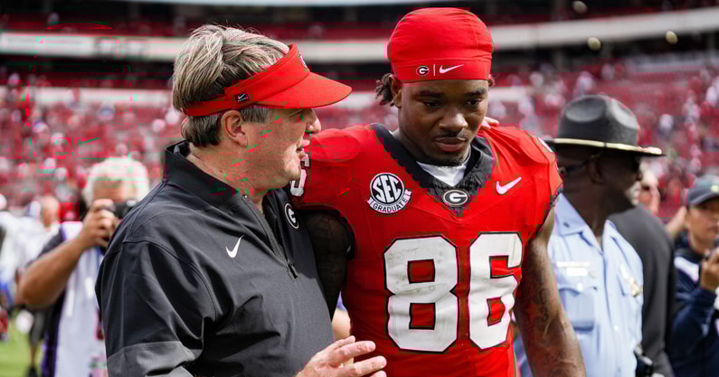 Georgia head coach Kirby Smart