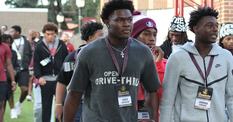 Kaden Henderson at Florida State (Matt LaSerre/Warchant)