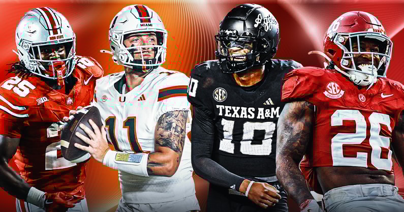 Bo Jackson, Carson Beck, Marcel Reed, and Jam Miller, ESPN Power Rankings